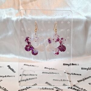 (LOVE PETALS) Resin Earrings